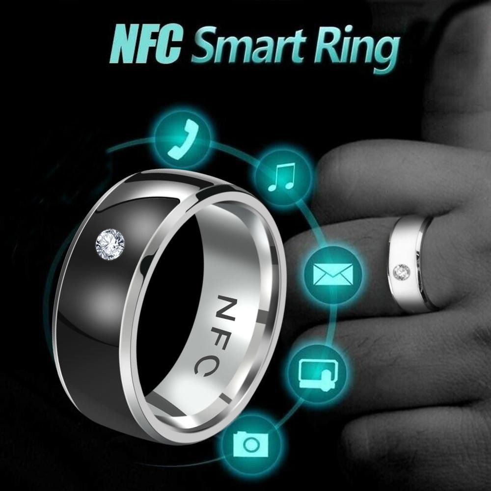 Smart Ring Nfc Pay - ファッションテクノロジー アンドロイド携帯機器 NFCフィンガーリング スマートウェアラブル コネクト インテリジェント