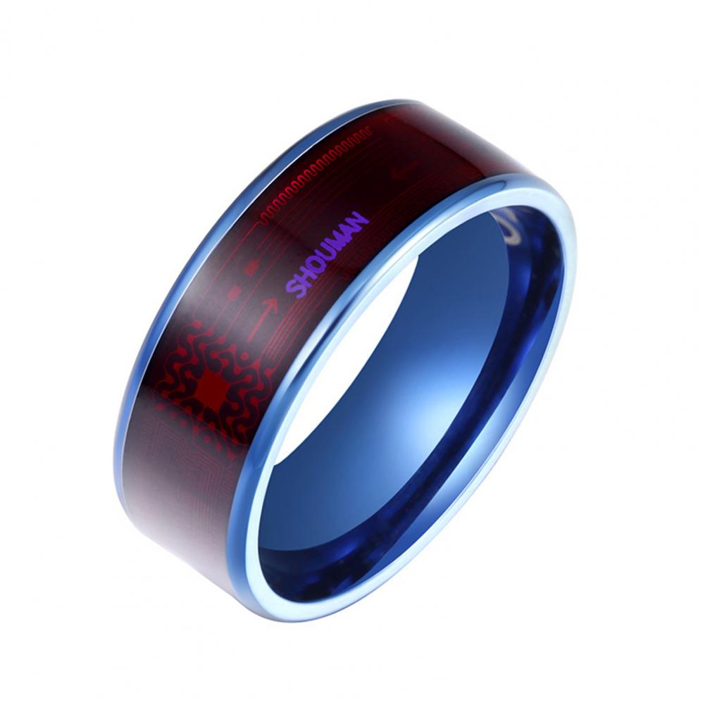Smart Ring Nfc Pay - ユニバーサルフォンNFCチップリングBluetooth厚みのあるステンレス鋼センシングテクノロジースマートリング