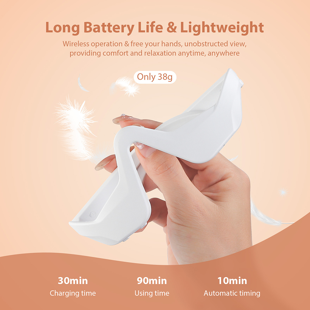アイマッサージャー 3D アイリラックスマッサージャー 疲労 - Light Therapy Glasses のレビューと価格